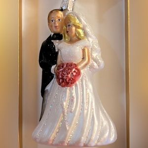 Old World  bridal ornament